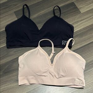 DKNY Black and Cream Bralette Set